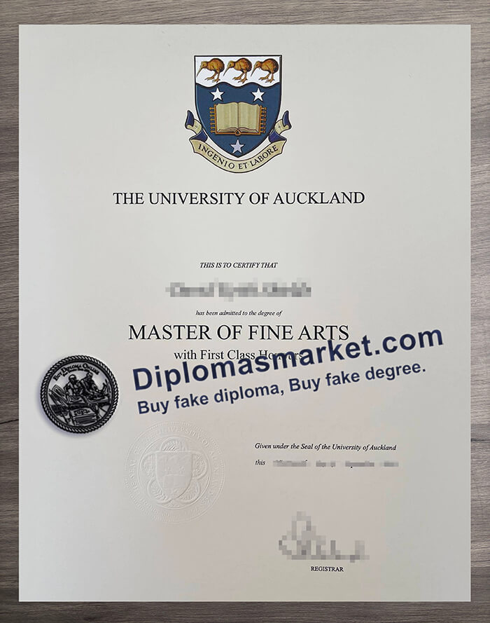 University of Auckland diploma