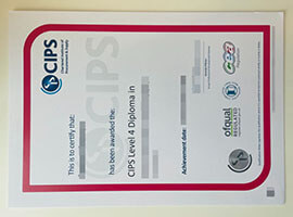 Where to buy CIPS Level 4 diploma? Order a CIPS certificate.