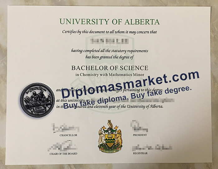 University of Alberta diploma